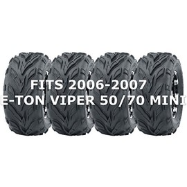 Set 4 WANDA Sport Go Kart ATV Tires 145/70-6 145x70x6 fit for 2006-2007 E-TON VIPER 50/70