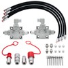 2 Pack 3 Way Hydraulic Diverter Valves Kit for 1-2