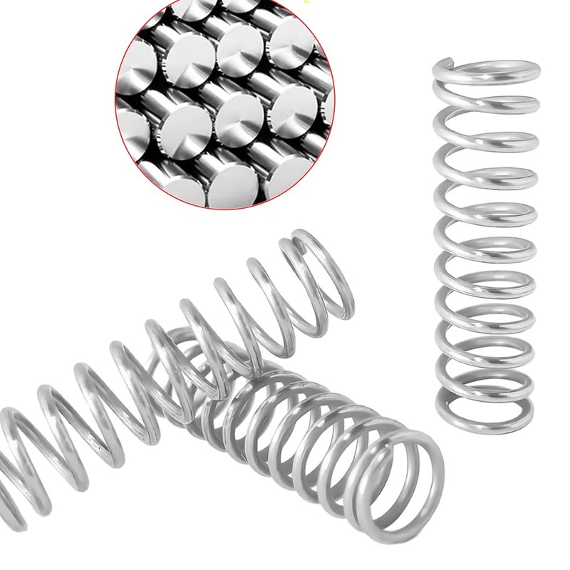10Pcs Coil Extended Compressed Spring, Compressed Springs, Stainless Steel Springs,