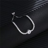 ASHMITA Pulsera de cadena ajustable para mujer, circonita cúbica, oro
