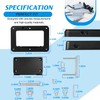 010-12832-61 Quick Release Bracket Plate Mount Replacement for Garmin Force
