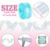 Craftdady 40 Yards Iridescent Fishtail Organza Ribbon for Gift Wrapping