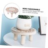 Mipcase 1pc European Style Carved Flowerpot Holder Plant Display Stand