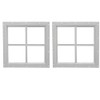 WRISIN 16" x 16" Square Shed Window 2 Pack with