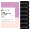 Diane Satin Foam Rollers , Black 5/8-Inches, 14 Count (Pack
