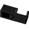 1 3/4 Wide Shower Door Wall Jamb Bumper Guide Black
