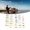 43Pcs Fishing Lure Kit Minnow Artificial Bait Universal Simulation Lure