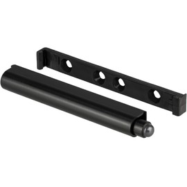 Gedotec Push Catch Plastic Automatic Push to Open Door Opener Black - Slim | Door Catch Strong | Pressure Opener for Cabinet Doors | 1 Piece - Furniture Catch Drawer & Cabinet Doors