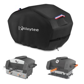 Rileytee Pizza Oven Cover for Blackstone 22 Inch 6964/6963/6962/6961/6960 Portable Pizza Oven,Outdoor Heavy Duty 600D Waterproof Dustproof 5559 Blackstone Pizza Oven Conversion Kit Cover