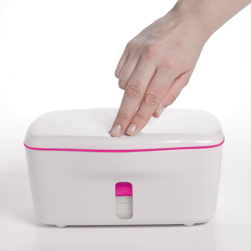OXO Tot Perfect Pull, Dispensador para Toallitas Húmedas, Rosa