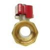 Somatherm For You 1372-12A YOU-12/17 Male/Female Ball Valve-Butterfly Lever-Standard Passage,