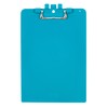Snopake A4 Turquoise Clipboard with Pen Holder, Heavy Duty Ergonomic