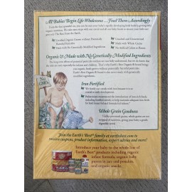 Earth's Best - Organic Whole Grain Oatmeal Baby Cereal - 8 oz.