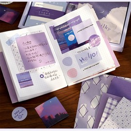Bullet Journal Kit, Suministros para Albumes de Recortes - Kit de Albumes de Recortes Estéticos Clásico para Diario de Bala, Papelería, Suministros de Diario, Regalo de Cumpleaños, Scrapbook Set