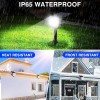 T-SUN 6Packs Solar Power Spot Light Cold White Outdoor Landscape