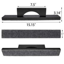 YDDS Shuffleboard Wax with Brush Set with Shuffleboard Sand Slow Speed, Shuffleboard Table Brush, Mini Dustpan and Brush for Shuffleboard Table