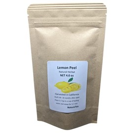 Nature Tea Lemon Peel - Dried Lemon Peel Cut from (1 oz)