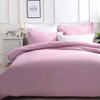 Luxton Pink Quilt Cover Set, 1000TC Premium Soft Microfibre, Solid