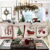 Cushion Cover Christmas 45 x 45 cm, Set of 4