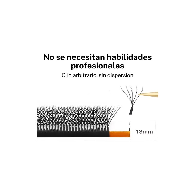 Nagaraku Extensiones De Pestañas Cifrado 5d W Shape