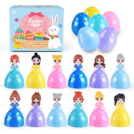 Konijiwa Easter Gifts for Kids, 12 Piece Prefilled Easter Egg,Perfect for 3+ Year Old Boys and Girls, Ideal for Easter Basket Stuffers