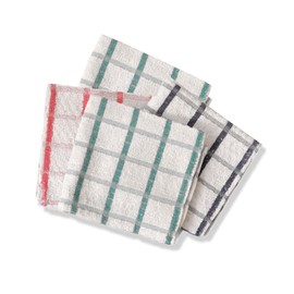 VEARZ® 100% Cotton Terry Tea Towels | 4-12 Packs Kitchen Hand Towels Super Highly Absorbent Soft Touch Dish Cloth Hotel Quality Towel 40x65cm,4 Pack