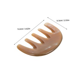 SAFIGLE Static Tooth Comb for Scalp Massage Natural Horn Hair Styling Tool for Men Women Reduces Frizz Minimizes Tangling Breakage Promotes Healthy Hair Growth