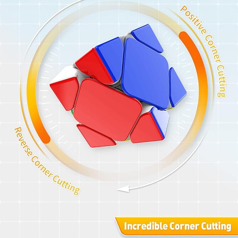 XMDCuber GAN Skewb M Magnetic Speed Cube Stickerless Axis Positioning