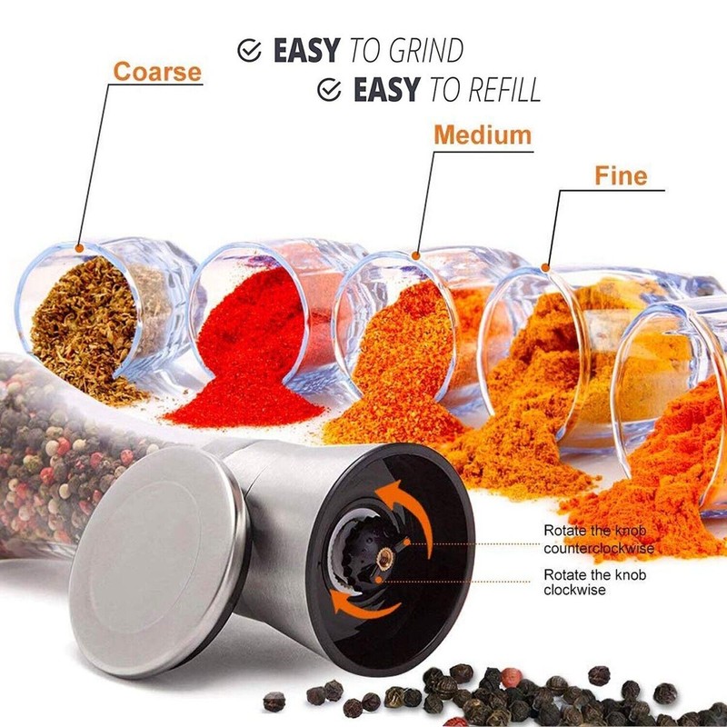 Mincham Elegant Pepper and Salt Grinder Set of 2, Best