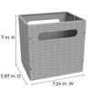 ClosetMaid 5439 Collapsible Mini Storage Bin with Two Handles, 2-Pack,