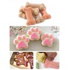 Silicone Molds Puppy Dog Paw and Bone, Non-Stick Food Grade