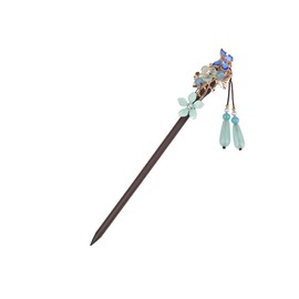 Outanaya Chinese Hair Stick Flower Hairpin Tassels Elegant Hair Chopstick for Women Hair Accessory for Girls