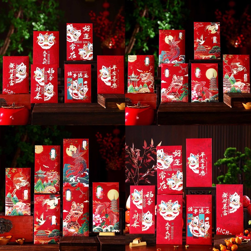 Chinese New Year Red Envelopes Red Envelope Snake 2025 Lunar