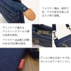 KAKKOII Ibara Denim Shoulder Bag, Small, Thin Gusset, 5.6 oz