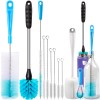 Holikme Bottle Brush Tube Cleaning Lab Set with Long Handle,