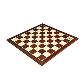 African Palisander & Maple Wooden Chess Board - 1.75" with Logo