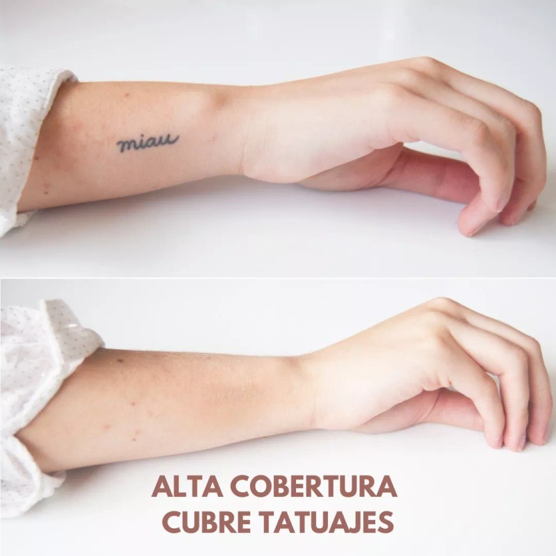SEYOU Base Maquillaje Cobertura Total A Prueba Agua Cubre Tatuajes