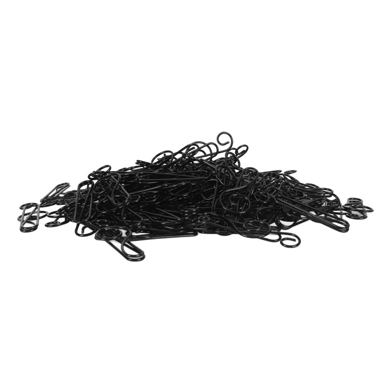 100 Pcs Note Paper Clip Black Creative Cute Music Wire