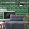 10 Sheet Peel and Stick Subway Kitchen Backsplash Tiles,3D Rectangle