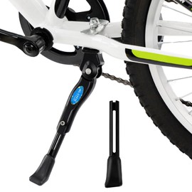 Cyfie Bike Kickstand for 16 18 20 inch Wheel, Adjustable Center Mount Bicycle Kickstand for Kids Bike Aluminum Alloy Children's Kick Stand for 16 18 inch Wheel with 20 22 Inch Sub-Rod