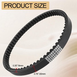 30 Series Go Kart Drive Belt KT196 Go Kart Torque Converter Drive Belt Replacement for Manco 5959, Comet 203589, Murray 12-8487