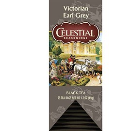 Celestial Seasonings Victorian Earl Grey Black Tea 25 Tea Bags