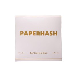 Paperhash - Professional paper for concentrates, extracts, waxes and oils (12 cm x 12 cm, 100 sheets)