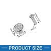 A ABSOPRO Bling Car License Plate Fasteners Screws Caps Covers