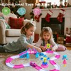 Race Tracks for Kids Ages 4-8, 203 PCS Pink Magic