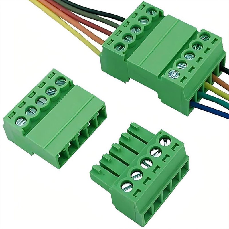 Willwewon 5 Sets 5-Pin 15EDGRK 3.81 mm/0.15 Inch Pitch PCB