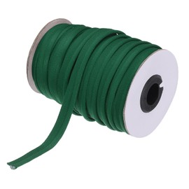 sourcing map Piping Cord Trim 30 Yards 1/2 Inch Piping Ribbon for Sewing DIY Crafts Fabric Edge Trimming Dark Green