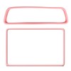 QKWL 2PCS Screen And Mirror Protection Frames, Model Y Screen