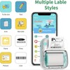 Portable Sticky Label Printer, Wireless Small Label Printer, Portable Thermal