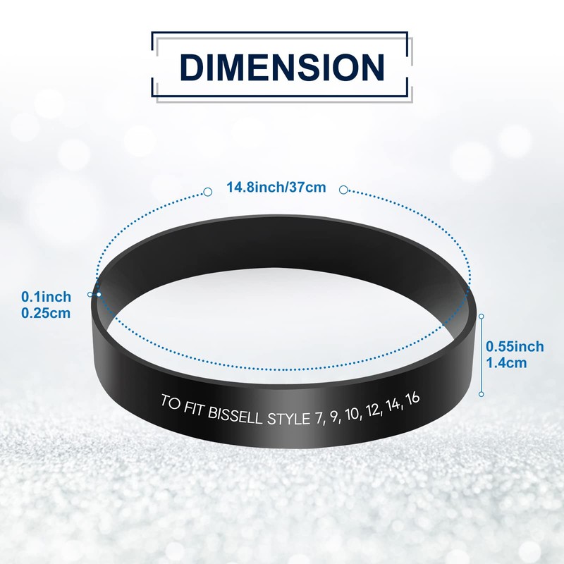 KEEPOW Style 7/9/10 P/N 3031120 Replacement Belt for Bissell Vacuum,